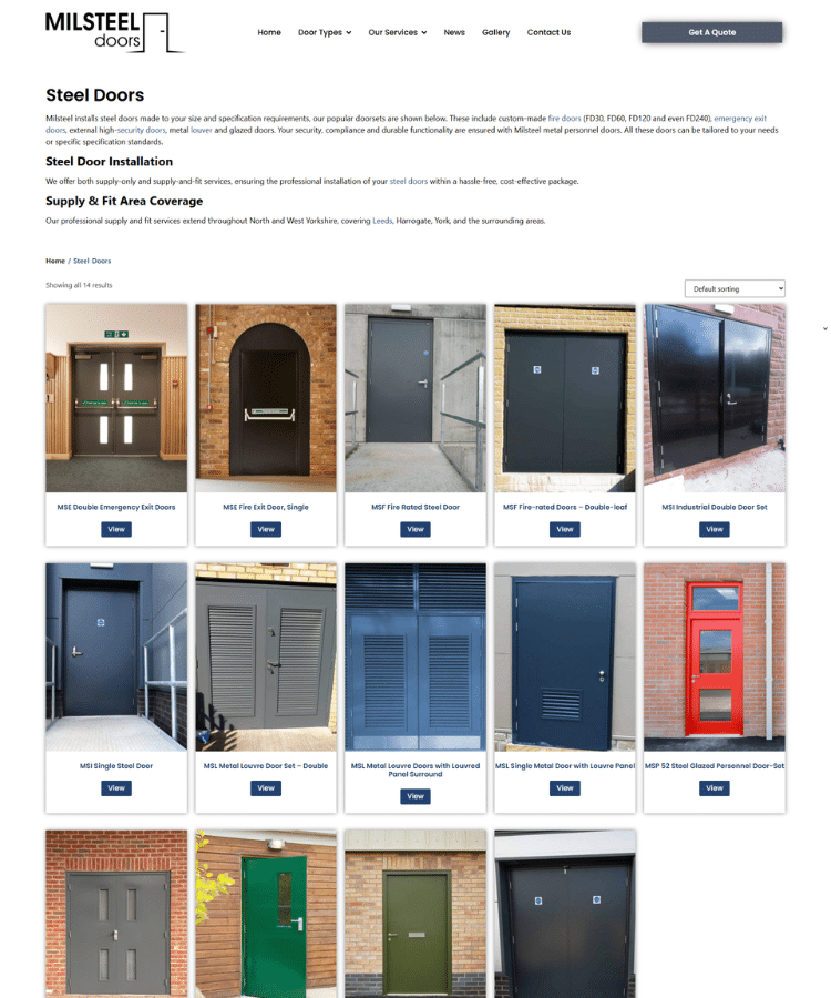 Milsteel - All Doors