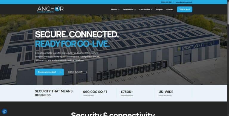 anchor sound security home screenshot
